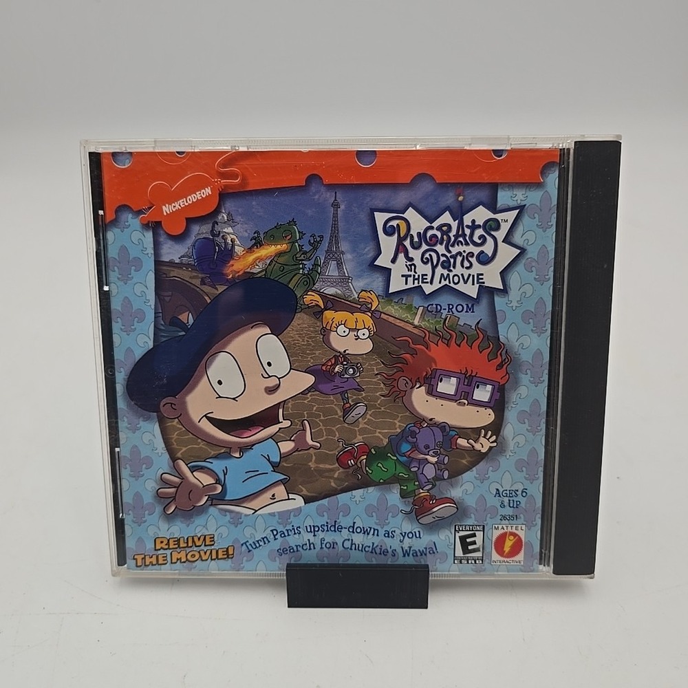 Rugrats in Paris: The Movie (PC CD-ROM, 2000, Nickelodeon, Mattel)‎